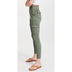 Spanx Stretch Twill Ankle Cargo Pants in Soft Sage Small